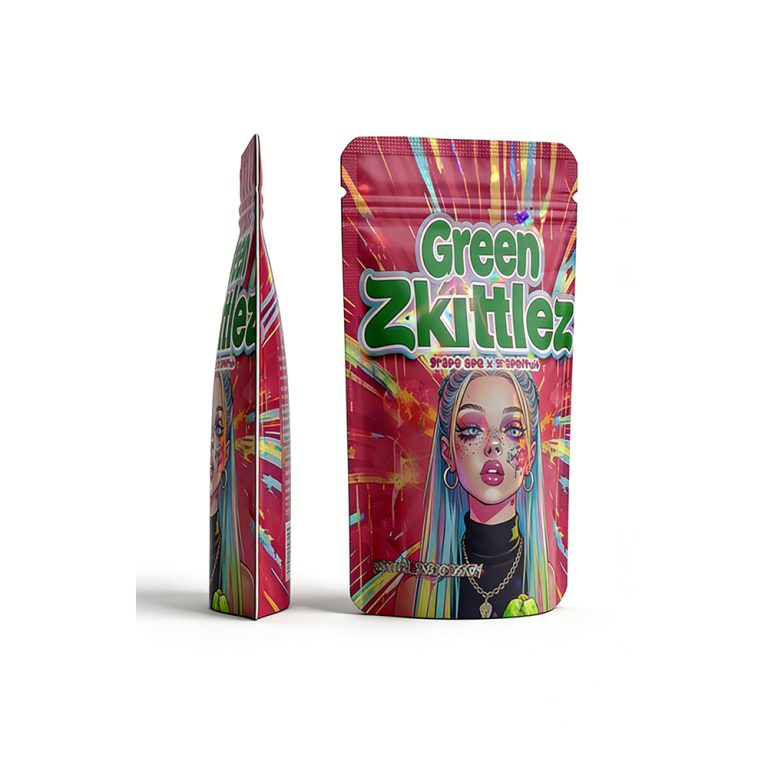 Custom Printed Smell Proof Packaging Child-Resistant Stand up Plastic 3.5g Mylar Bags4