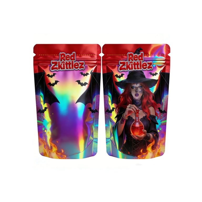 Custom Printed Foil Laminated Plastic Resealable Ziplock Candy Gummies 3.5g Mylar Bag1