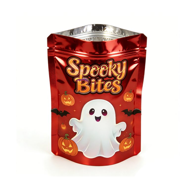 Custom Printed Resealable Zipper Plastic Smell Proof Candy Chocolate 3.5g Mylar Bag 5