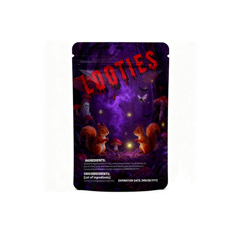 Custom Printed Digital Mylar 3.5g Candy Ziplock Packaging Smell Proof Plastic Bag 3