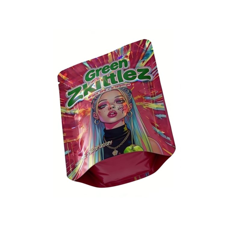 Custom Printed Smell Proof Packaging Child-Resistant Stand up Plastic 3.5g Mylar Bags5