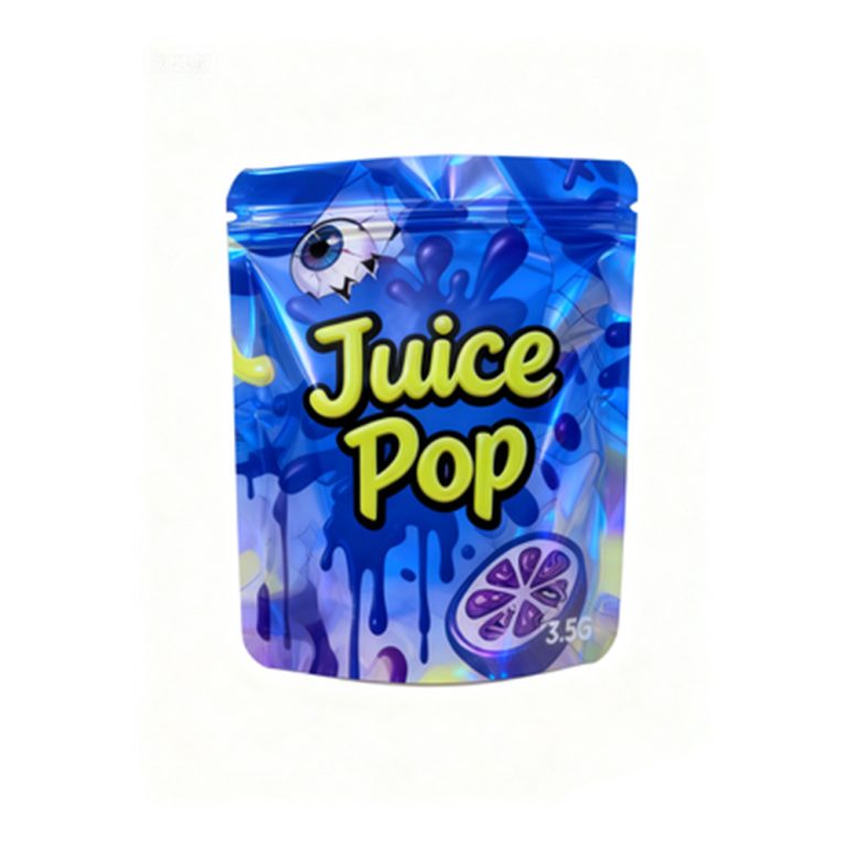 Custom Printed 3.5g Mylar Doypack Food Packaging Plastic Resealable Ziplock Candy Bag1