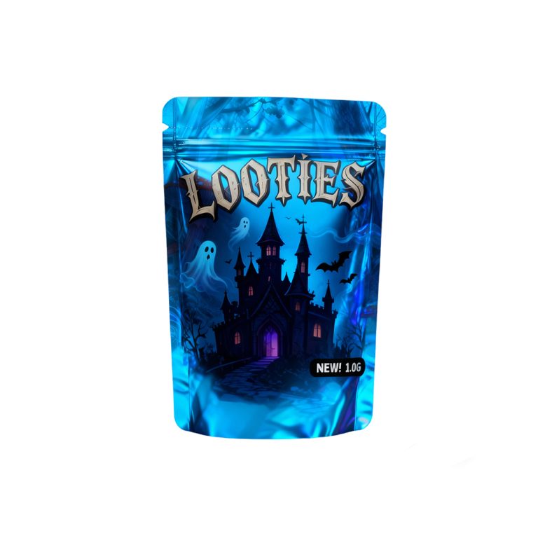 Custom Printed 3.5g Mylar Aluminum Stand Up Pouches with Plastic Zipper5