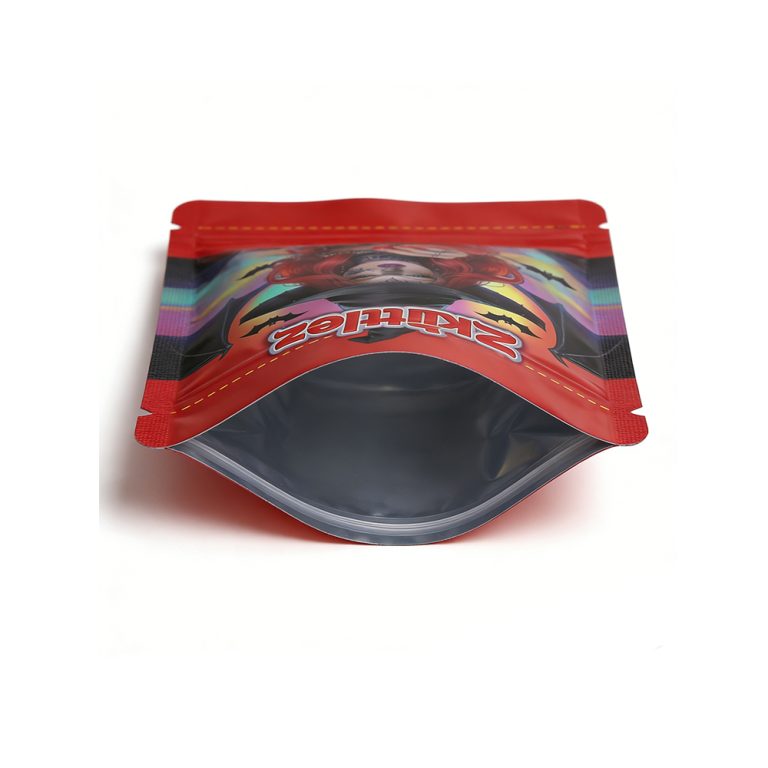 Custom Printed Foil Laminated Plastic Resealable Ziplock Candy Gummies 3.5g Mylar Bag6