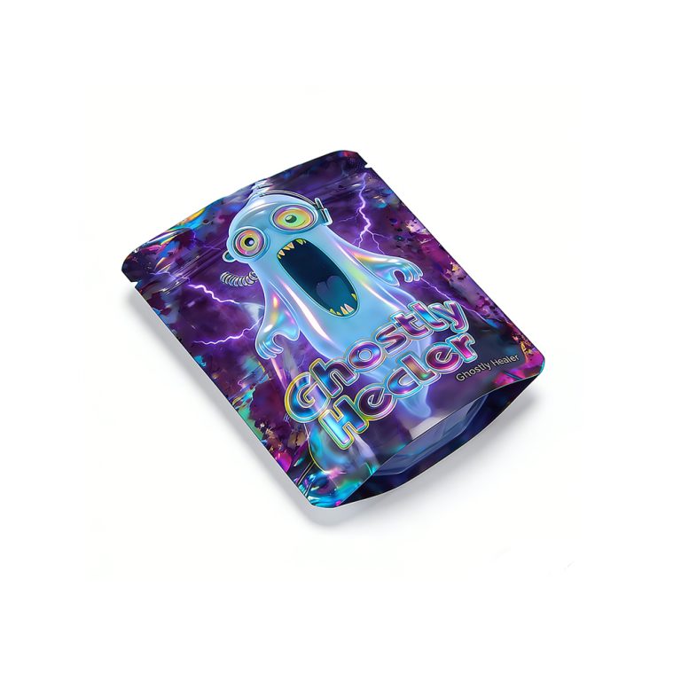 Custom Printed Stand up Pouch Candy Food Packaging 3.5g Mylar Ziplock Bag 6