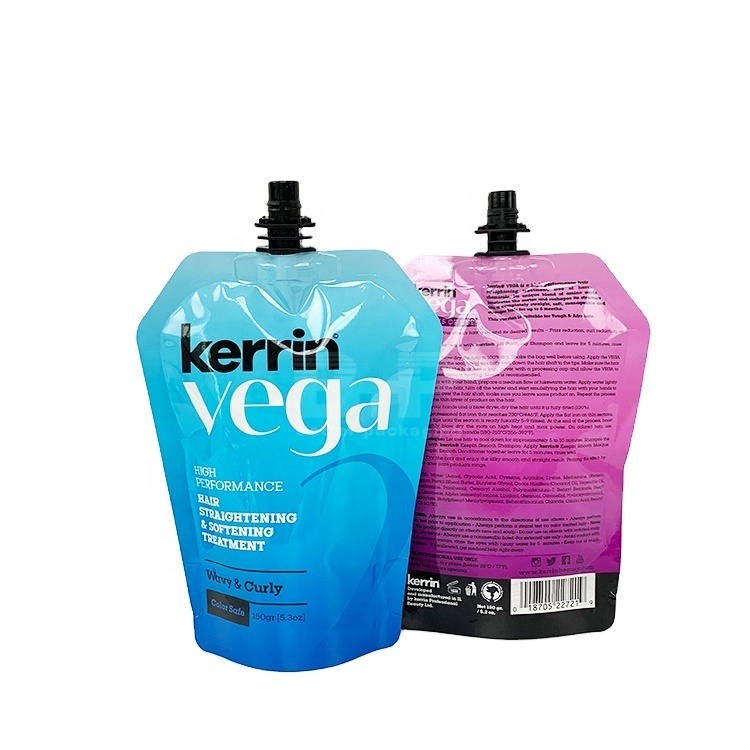 Custom Print Special shaped Spout Pouch Stand Up Bag for Drinks Juice Milk and Liquid Food Packaging 4