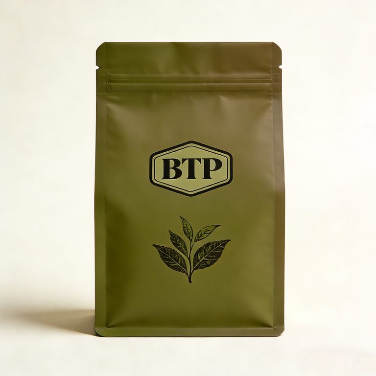 Custom Printed Foil Plastic Packaging ZipLock Tea Stand up Flat Bottom Bag 7