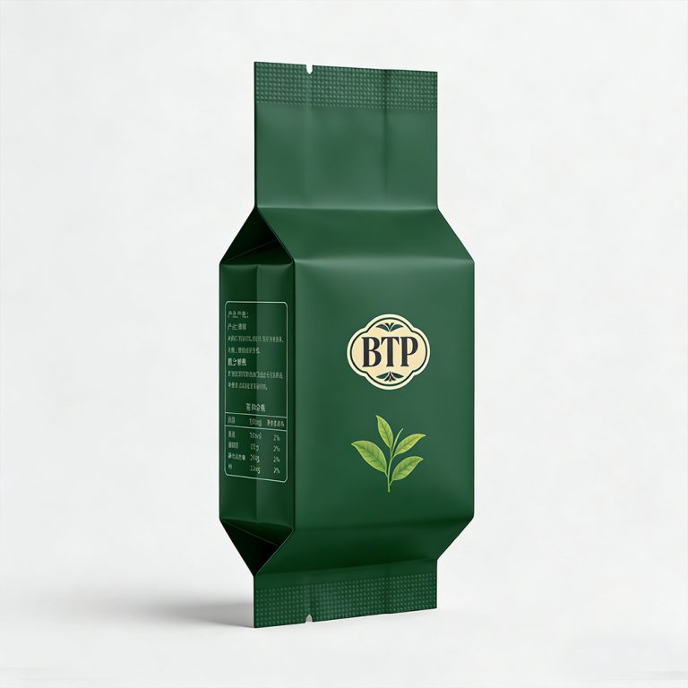 Custom Printed Light proof Aluminum Foil middle sealed side gusset Tea bag 3