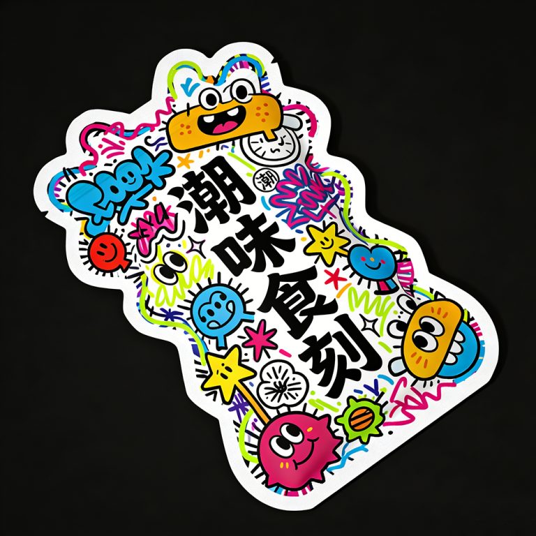 Custom Printed logo Resealable Zip lock Special shaped plastic food packaging Bag2