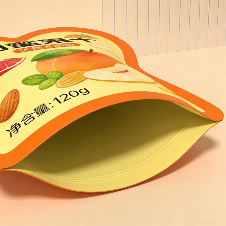 Custom logo Aluminized Ziplock Special shaped plastic Dried fruits food packaging Bag4