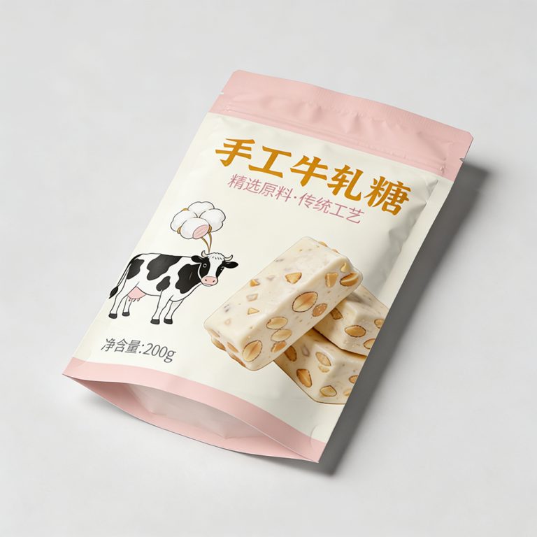 Custom logo Moisture proof Aluminum Foil food Stand up plastic packaging pouch2