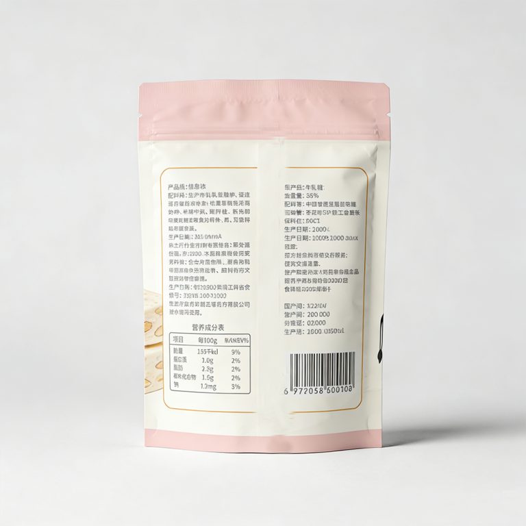 Custom logo Moisture proof Aluminum Foil food Stand up plastic packaging pouch4