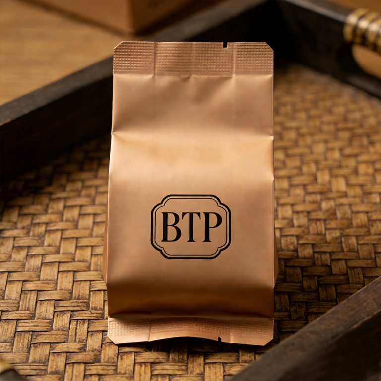 Custom logo Moisture proof middle sealed side gusset Tea Plastic Packaging bag 2