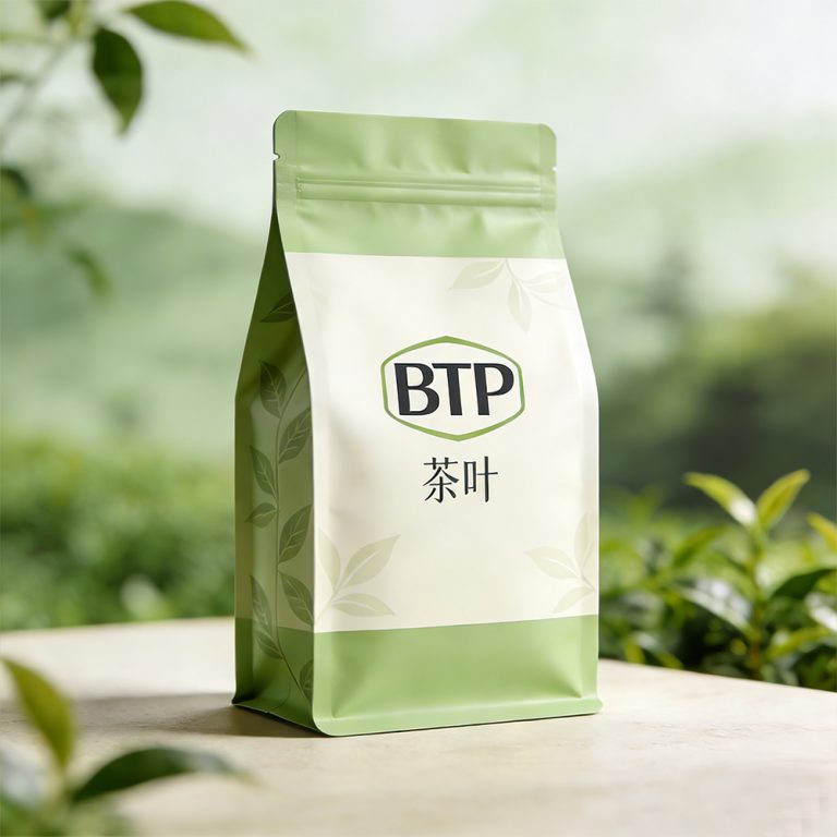 Custom logo Moisture proof seal tea storage flat bottom packaging ziplock bag 1