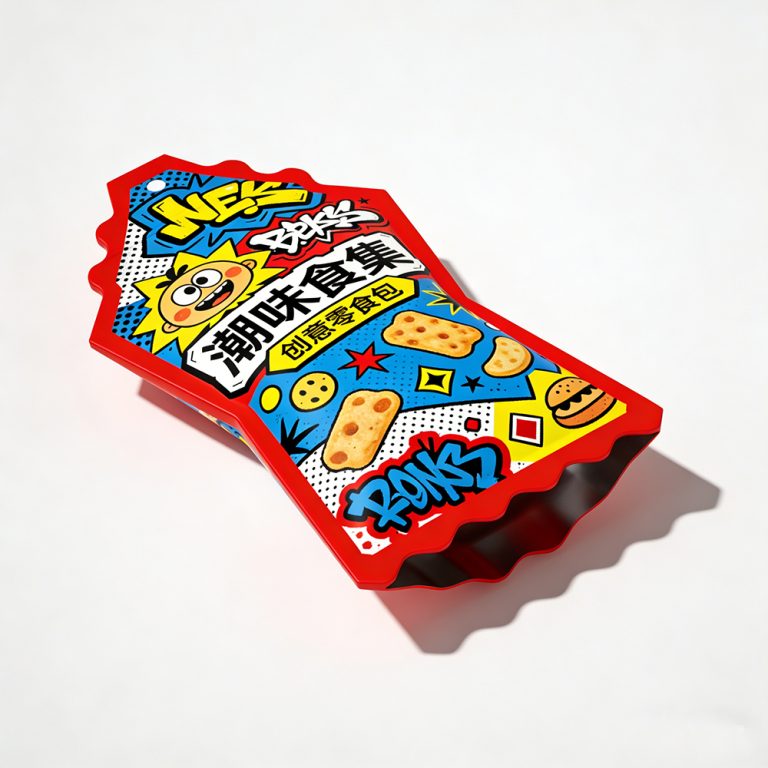 Custom logo Resealable Ziplock Special shaped plastic Dried fruits food packaging Bag2