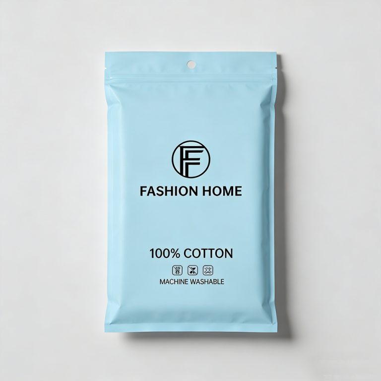 Custom logo Waterproof Dust Moisture Proof three side seal Clothing plastic Bag5