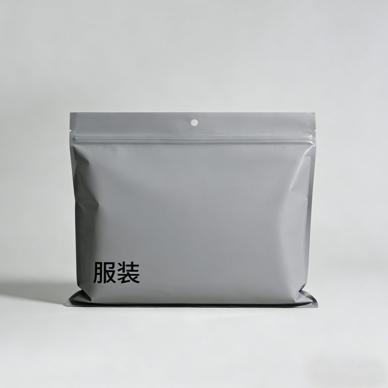 Custom logo window Dust Moisture Proof three side seal Clothing plastic Bag4