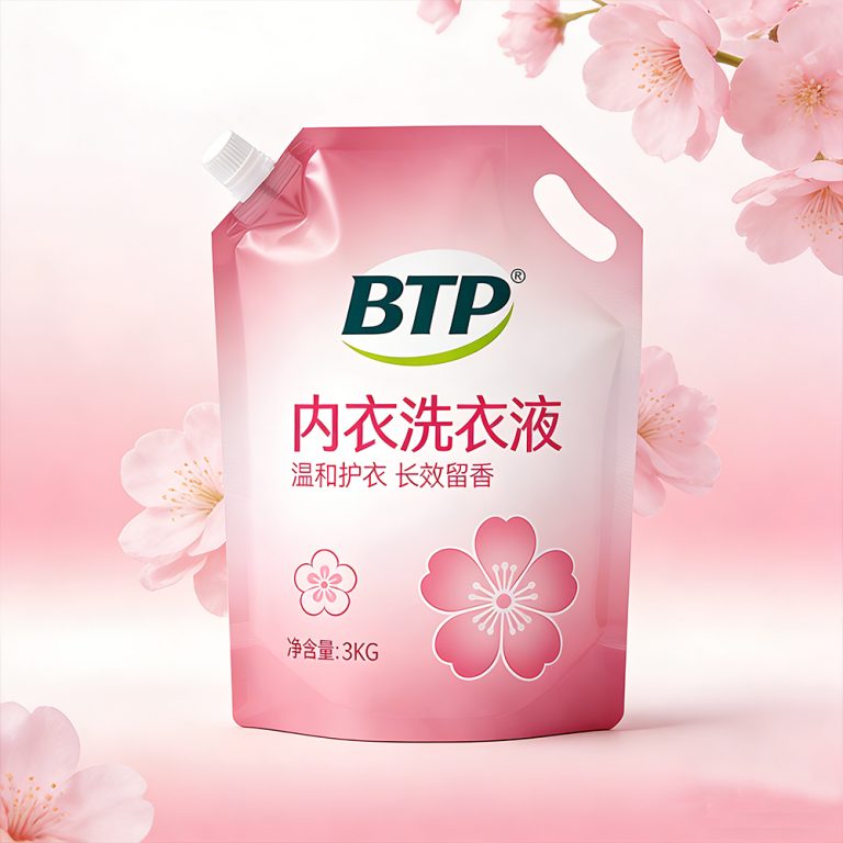 Custom Light Proof Laundry Detergent Angled Stand Up Spout plastic packaging Pouch8