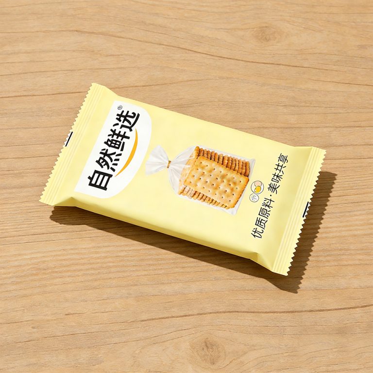 Custom Printed Aluminum Foil Moisture proof cookies fresh back seal packaging Bag3