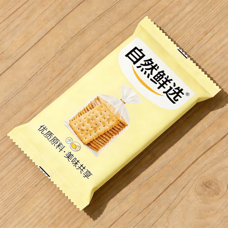 Custom Printed Aluminum Foil Moisture proof cookies fresh back seal packaging Bag4