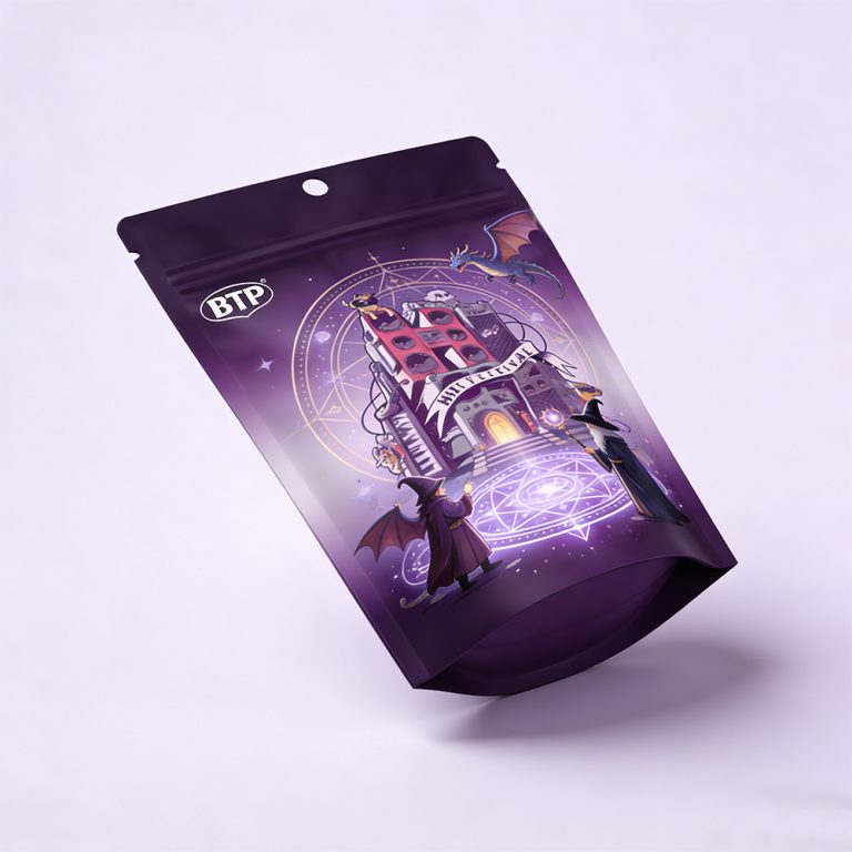 Custom Printed Aluminum foil 3.5g Mylar Bag Food zipper stand up pouch4