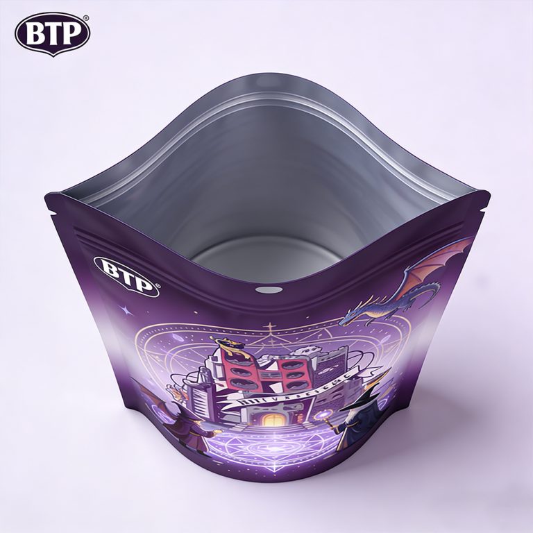 Custom Printed Aluminum foil 3.5g Mylar Bag Food zipper stand up pouch6