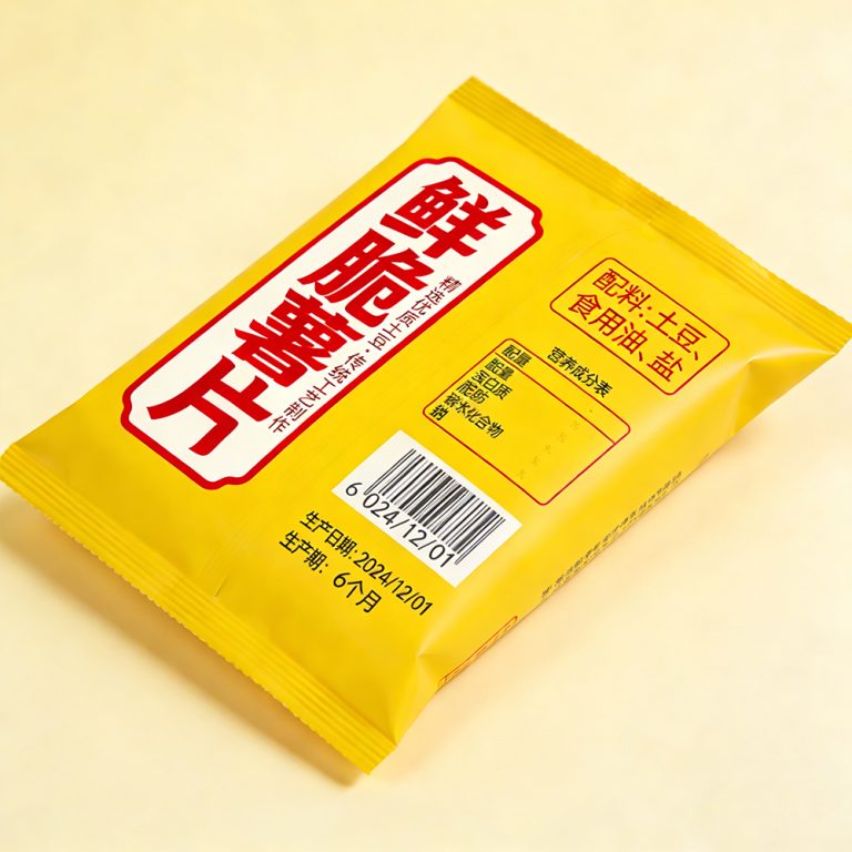 Custom Printed Thick strong cookies snack food packaging plastic back seal Bag2