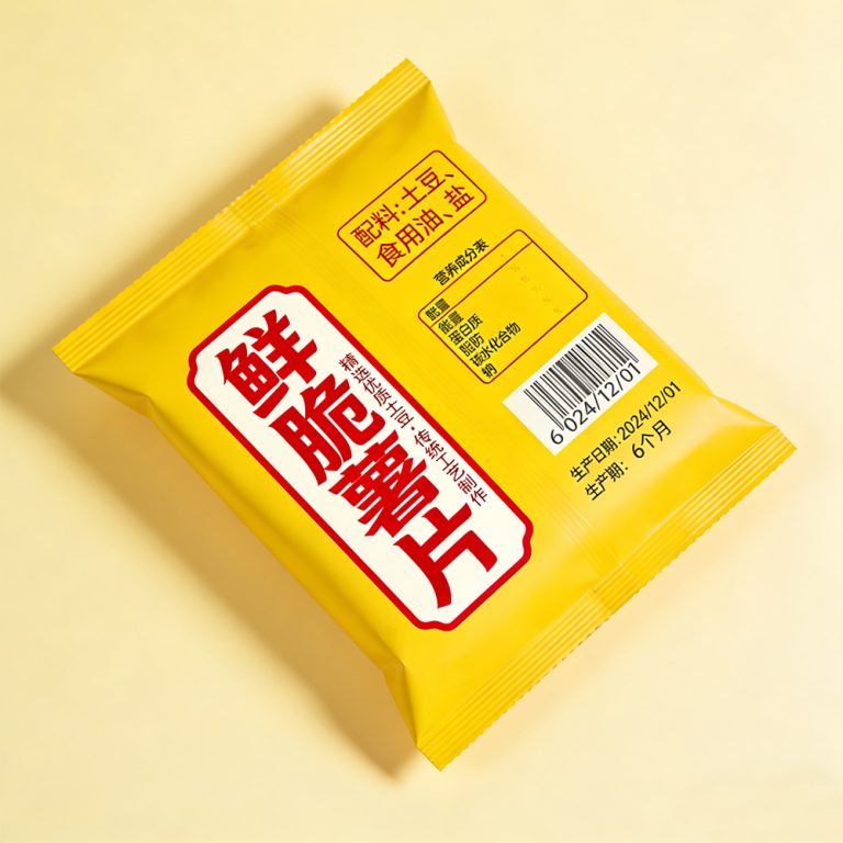 Custom Printed Thick strong cookies snack food packaging plastic back seal Bag3