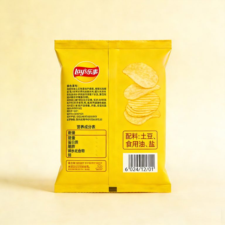 Custom Printed Thick strong cookies snack food packaging plastic back seal Bag6