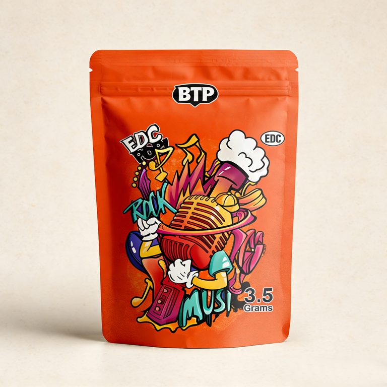 Custom logo Aluminum foil 3.5g Mylar Bag Zip lock stand up pouch2