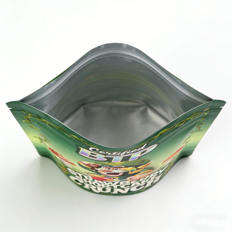 Custom logo Aluminum foil Reasealabel Zip lock 3.5g Mylar packaging doypack Bag3