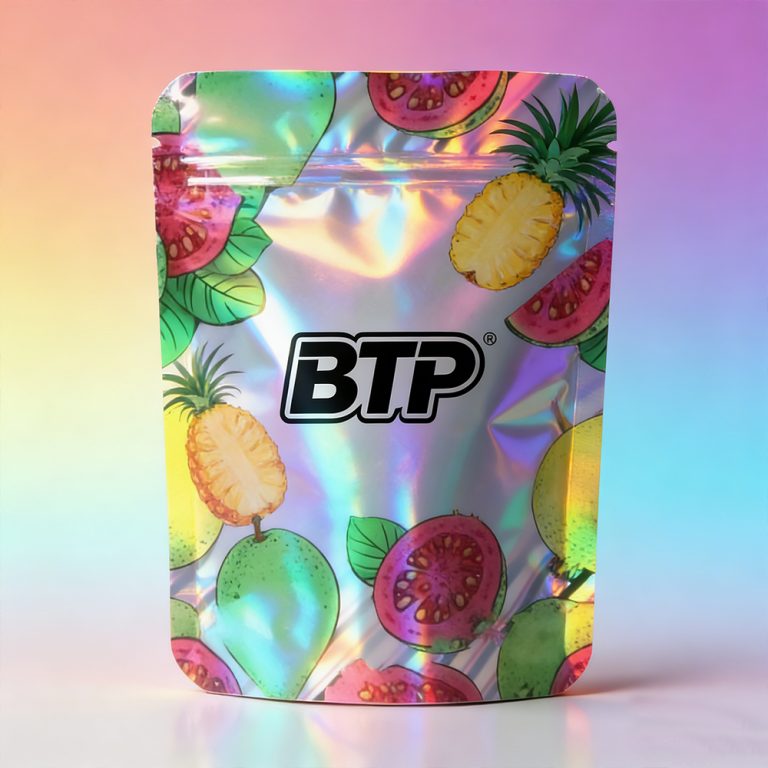 Custom logo Child Proof Aluminum foil Reasealabel Zipper 3.5g Mylar packaging Bag 2