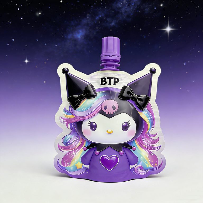 Custom logo Handle Hole Food Grade Spout plastic Special Shape packaging Pouch2