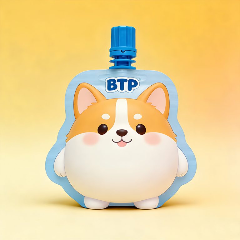 Custom logo Handle Hole Food Grade Spout plastic Special Shape packaging Pouch6