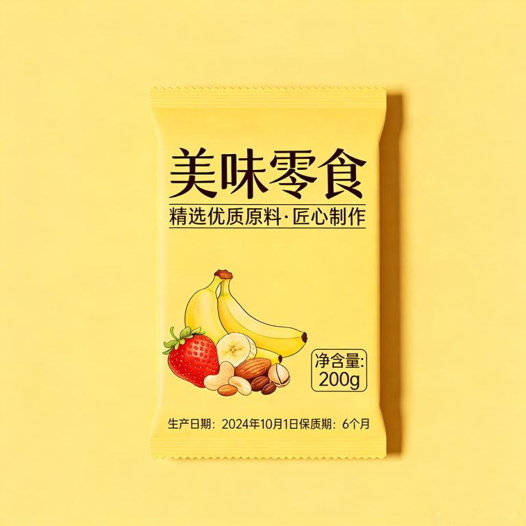 Custom logo Heat sealable cookies food back seal Aluminum Foil packaging Bag2