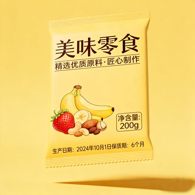 Custom logo Heat sealable cookies food back seal Aluminum Foil packaging Bag3