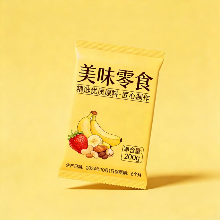 Custom logo Heat sealable cookies food back seal Aluminum Foil packaging Bag5