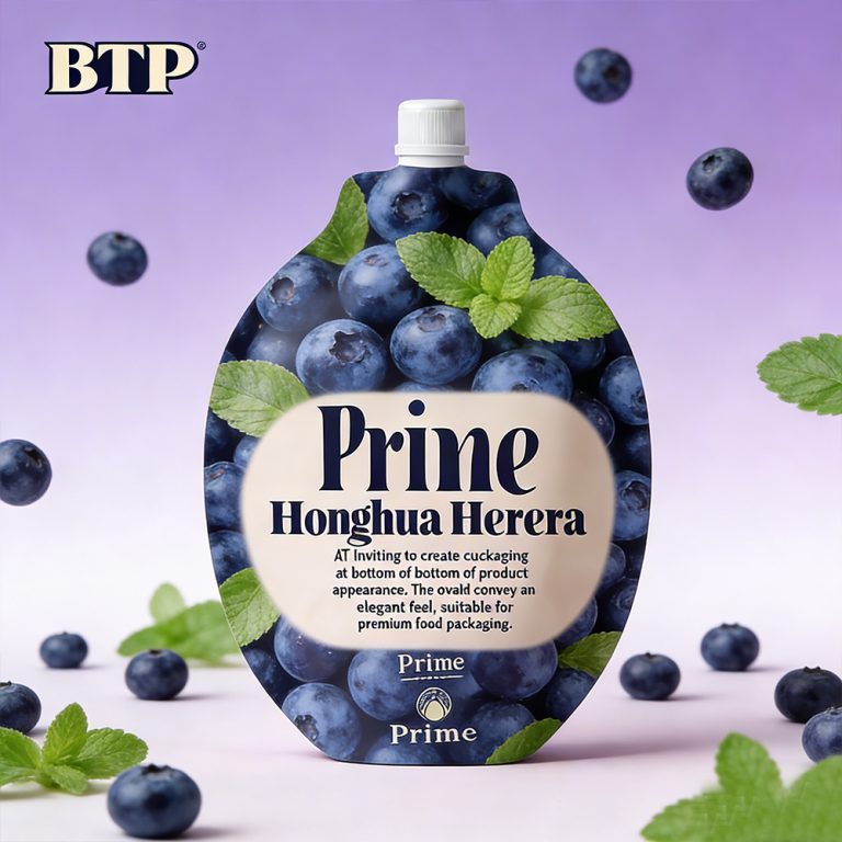 Custom logo Juice Beverage Milk food Spout plastic Special Shape packaging Pouch1