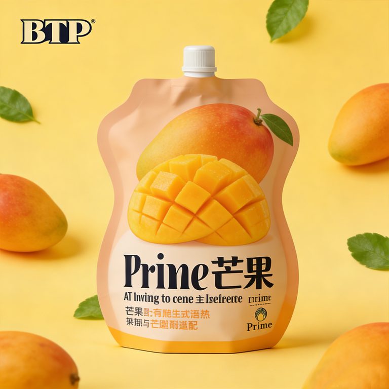 Custom logo Juice Beverage Milk food Spout plastic Special Shape packaging Pouch3