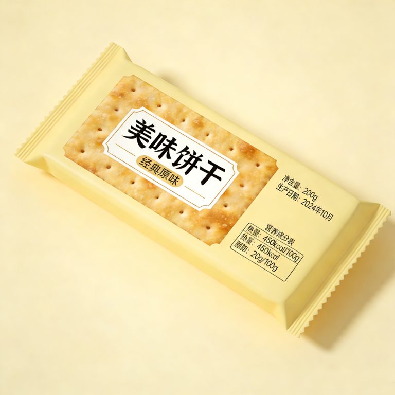 Custom logo Moisture proof cookies food back seal Aluminum Foil packaging Bag3