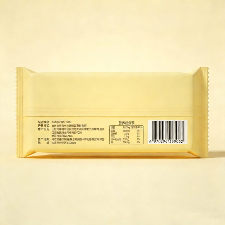 Custom logo Moisture proof cookies food back seal Aluminum Foil packaging Bag5