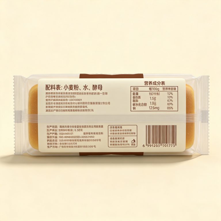 Custom logo bread Transparency food middle sealed side gusset plastic packaging Bag2