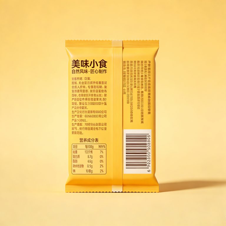 Custom logo window Odor free food cookies back seal plastic packaging Bag5