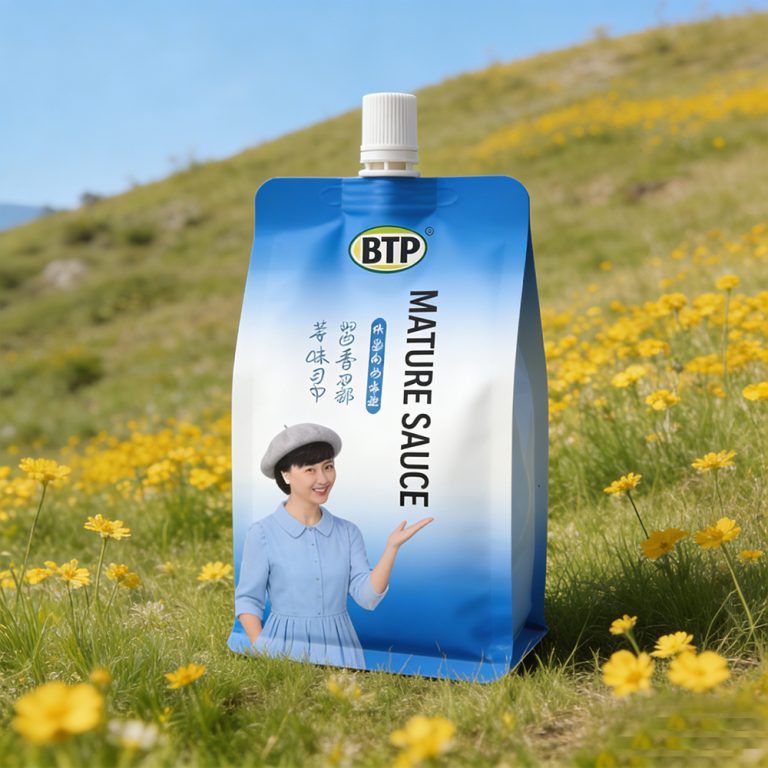 Wholesale Custom Leak Proof Aluminum Foil Juice coffee Stand Up Spout Pouch4