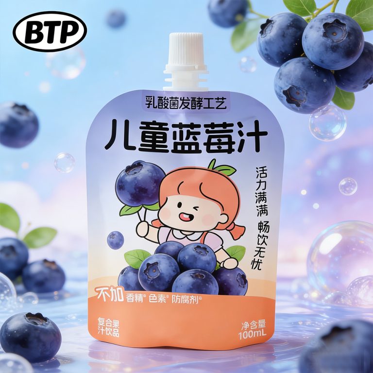 Wholesale Custom Printed Juice food Aluminum Foil Spout Stand Up packaging Pouch2