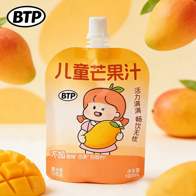 Wholesale Custom Printed Juice food Aluminum Foil Spout Stand Up packaging Pouch5