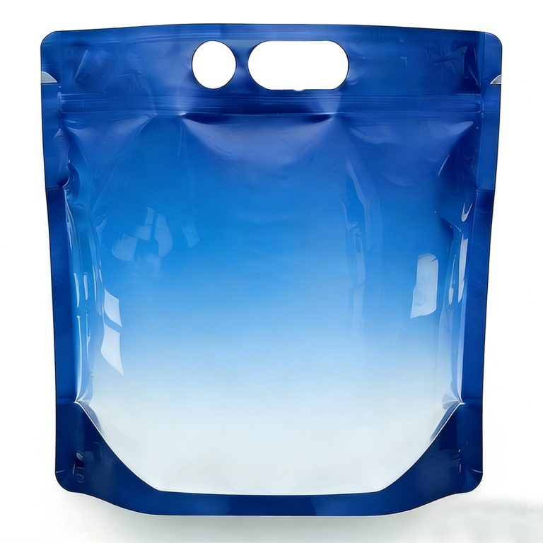 OEM Stand Up Spout Pouch with Handle for Private Label Juice Storage3