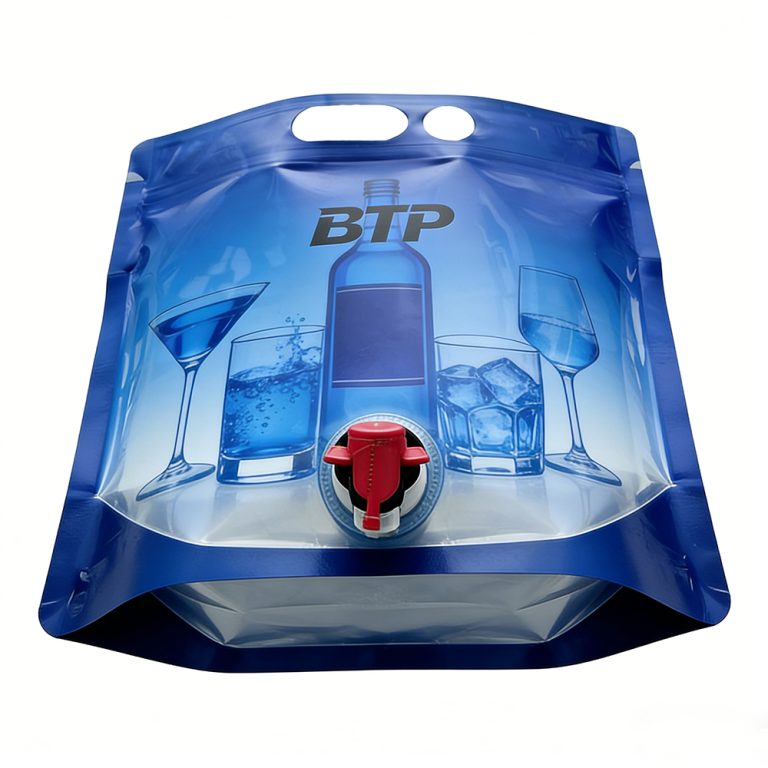 OEM Stand Up Spout Pouch with Handle for Private Label Juice Storage4