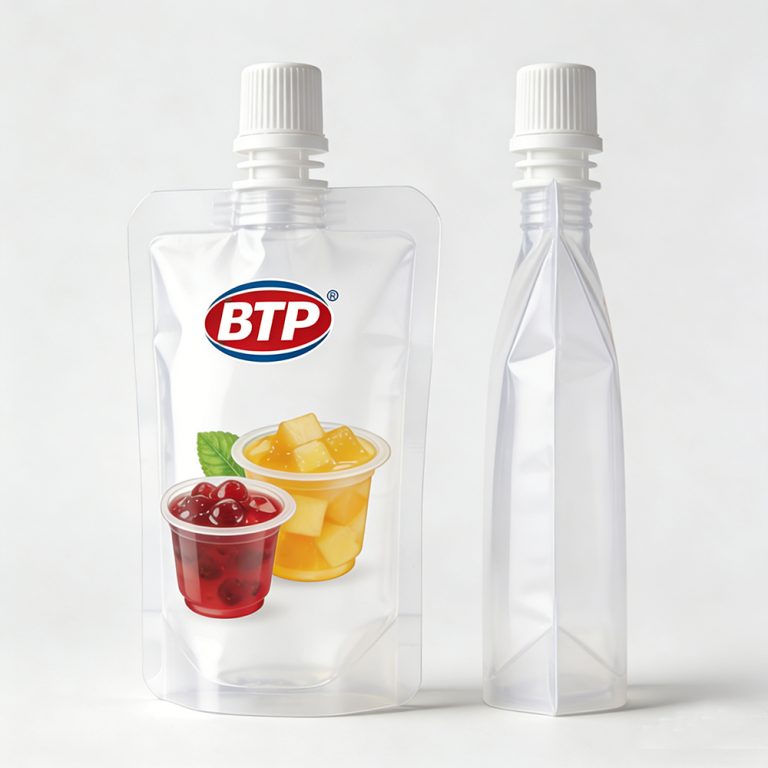 Custom Food Grade Liquid plastic travel bottle Spout pouch 30ml Packaging Bag1