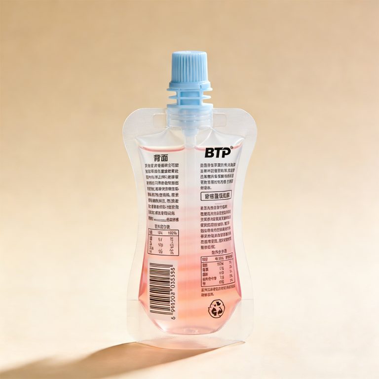Custom Food Grade fresh juice Liquid plastic Spout Doypack pouch Packaging Bag4